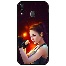 Ốp lưng cho Samsung Galaxy M20 mẫu GIRL BOXING 1 - Hàng chính hãng