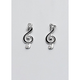 Combo 2 cái charm bạc hình nốt nhạc treo - Ngọc Quý Gemstones