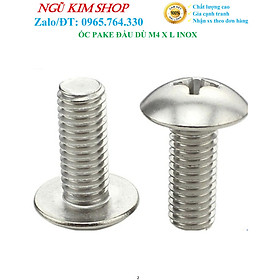 ỐC PAKE ĐẦU DÙ INOX304 _ M4 x L