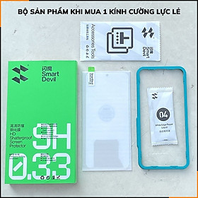 Kính cường lực redmi k60, k60 pro trong suốt KHÔNG FULL MÀN chống bám vân tay SMART DEVIL