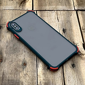 Ốp lưng chống sốc toàn phần dành cho iPhone X / XS - Màu xanh lá đậm
