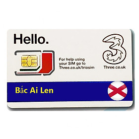 Sim Du lịch Bắc Ai Len - North Ireland 4g tốc độ cao