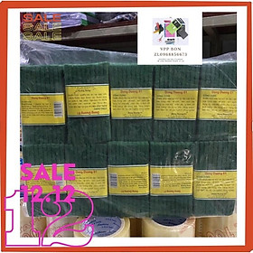 Mua 1 miếng cước xanh lớn rửa chén