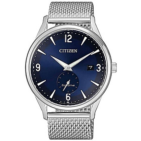 Đồng Hồ Citizen Nam Dây Kim Loại Máy Eco-Drive BV1111-83L - Mặt Xanh