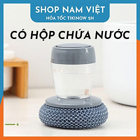 Mua Bùi Nhùi Chà Nồi  Dụng Cụ Cọ Rửa Có Hộp Chứa Nước