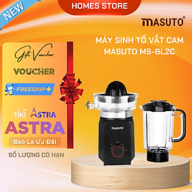 Mua Máy Xay Sinh Tố Kiêm Máy Vắt Cam MASUTO Công Nghệ Nhật Bản Dung Tích 1.25 Lít Công Suất 700 W - Hàng Chính Hãng