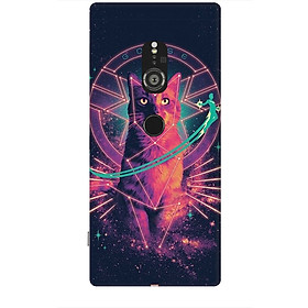 Ốp lưng dành cho điện thoại SONY XZ2 Mèo Phép Thuật