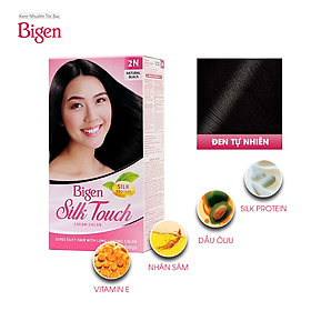 Thuốc nhuộm tóc phủ bạc Bigen Silk Touch Sắc Màu trẻ trung 80ml