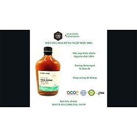 Mật ong rừng Ngập Mặn HONEYLAND 500G mật ong thiên nhiên nguyên chất