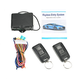 Universal Car Door Lock Keyless Entry System Car Immobilizer Auto Remote Central Kit with Control Box