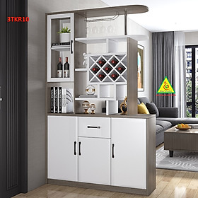 Mua Vách ngăn kiêm tủ rượu trang trí phòng khách 3TKR10 - Nội thất lắp ráp Viễn Đông ADV