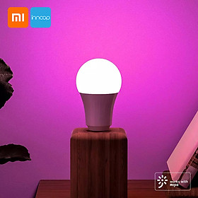 Xiaomi Youpin Inncap Smart LED Light Bulb Colorful E27 Bulb Base Dimmable Lamp 800 Lumens Timer Night Light Intelligent