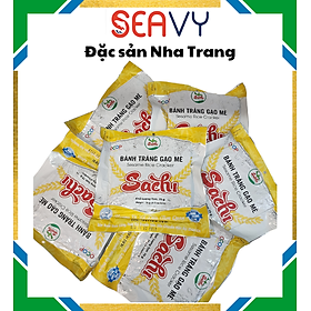 Hình ảnh Đặc Sản Nha Trang-Bánh Tráng Gạo Mè Nướng Sẵn Sachi Seavy Gói 75g