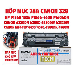 Hộp mực in 78A dành cho máy in HP M1536dnf, P1606DN, P1566 Hàng chính hãng Alpha Cartridge