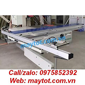 Máy cưa bàn trượt MJ6232 nâng điện, độ nghiêng hiển thị điện tử