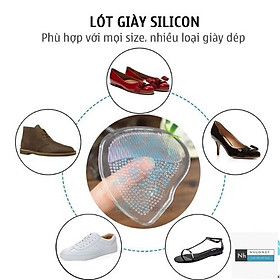 Lót mũi giày silicon cao gót chống rộng cho các bạn nữ công sở - LG01