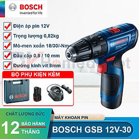 Máy khoan pin Bosch GSB 12V-30