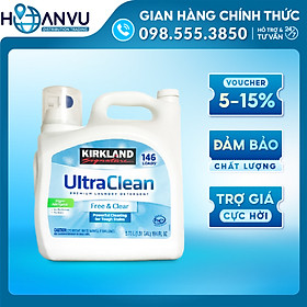 Nước Giặt Kirkland Signature Ultra Clean Free & Clear HE Liquid Laundry