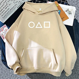 Áo Hoodie Nam Nữ biểu tượng squid game hoodie Unisex form rộng