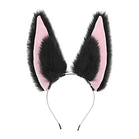 Animal Ears Shaped Headdress Foldling Lovely Costume Accessories Headwear Hair Hoop for Cosplay Birthday Easter Party Decoration Fancy Dress