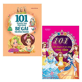 Sách: Combo 2 Cuốn - 101 Câu Chuyện Về Các Nàng Công Chúa + 101 Truyện Hay Theo Bước Bé Gái