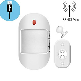 Mua Cảm Biến Chuyển Động Hồng Ngoại Phát Sóng 433Mhz Cổng Nguồn Micro USB PI03