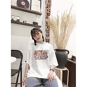 ÁO THUN FORM RỘNG TAY LỠ UNISEX NAM NỮ MÀU TRẮNG NOT MY LEVEL