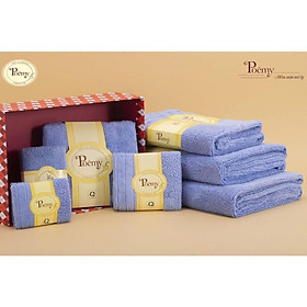 Mua Combo 5 khăn mặt chữ nhật Poemy 29x45