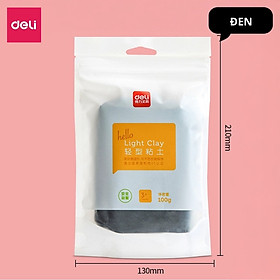 Đất Sét Nặn Tự Khô Deli DIY – Bộ Đất Sét Mỹ Thuật 12/24/36 Màu Kèm Dụng Cụ Cắt An Toàn Không Mùi