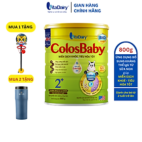 COLOSBABY BIO GOLD 2+ 800g hỗ trợ tiêu hóa tốt, miễn dịch khỏe cho bé - VitaDairy