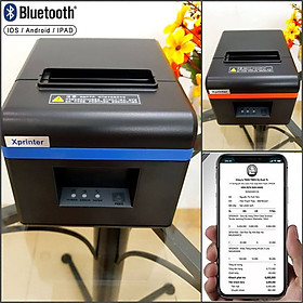Máy in BLUETOOTH K80 Xprinter XP-N160ii (USB +  BLUETOOTH) in bill , in hóa đơn từ điện thoại và máy tính - Hàng nhập khẩu 