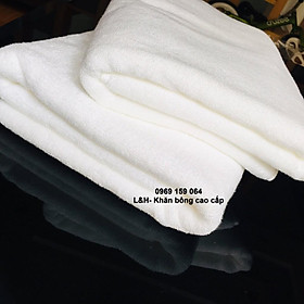 Khăn tắm trắng cao cấp 70*140, 320 gr