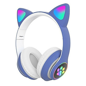Mua Tai Nghe Mèo Bluetooth Chụp Tai HP000028 Headphone Tai Mèo Dễ Thương Có Mic Âm Bass Mạnh Mẽ Bảo – Hàng Chính Hãng