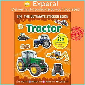 Sách - Ultimate Sticker Book Tractor by DK (UK edition, paperback)