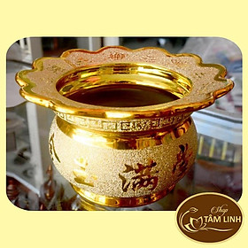Mua Lư Hương Thờ Cúng Kim Sa Vàng - Có Khay Hứng Tàn Nhang