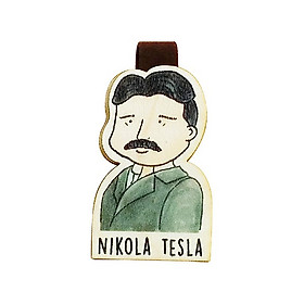 Nơi bán Bookmark gỗ nam châm Nikola Tesla - Giá Từ -1đ
