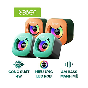 Loa Máy Tính/Laptop ROBOT RS180 Hiệu Ứng Ánh Sáng RGB - Hàng Chính Hãng