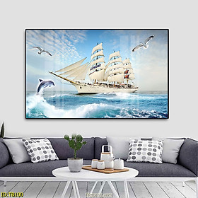 Mua Tranh Canvas Thuận Buồm Xuôi Gió Cao Cấp - Tranh Treo Tường Trang Trí Sang Trọng