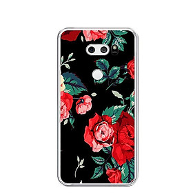 Ốp lưng dẻo cho điện thoại LG V30 - 0213 ROSE - Hàng Chính Hãng