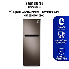 [Hàng chính hãng] Tủ lạnh hai cửa Digital Inverter 243L (RT22M4040DX)