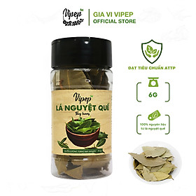 Lá Nguyệt Quế Vipep Hũ Nhựa 6g dùng khử mùi tanh, tăng hương vị món ăn, xông hơi - Gia vị Vipep
