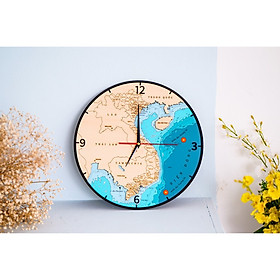 Mua Đồng Hồ Gỗ 3D The Map - Tự Hào Việt Nam - Nội Thất Sang Trọng  Hiện Đại