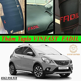 Thảm Taplo dành cho xe Vinfast Fadil Da Vân Carbon Cao Cấp, Chống Nóng Taplo Xe