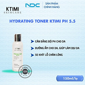 KTIMI Hydrating Toner KTIMI - Nước hoa hồng làm dịu và cân bằng độ pH cho da