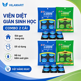 Combo 2 Bộ 6 Viên Mồi Diệt Gián – Hỗ Trợ Kiểm Soát Gián Trong Nhà Bếp, Phòng Ở Và Khu Vực Gia Đình