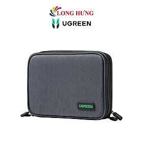 Hộp đựng ổ cứng nhựa 2 lớp Ugreen LP139 50147 - Hàng chính hãng