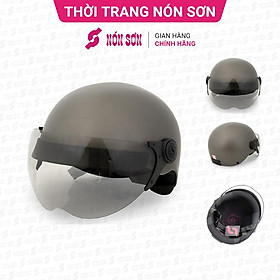 Mũ bảo hiểm có kính NÓN SƠN chính hãng KT-XM151