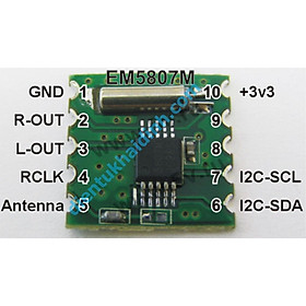 Module vô tuyến FM RDA5807M RRD102V2.0 kde3120