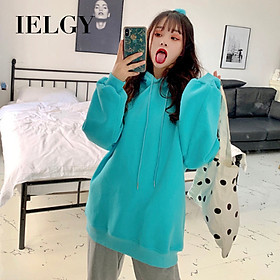 Áo Hoodie Dáng Dài Thời Trang Phong Cách Cho Nữ