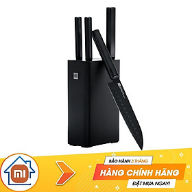 Bộ 4 dao thép Xiaomi HuoHou HU0076 kèm chân đế